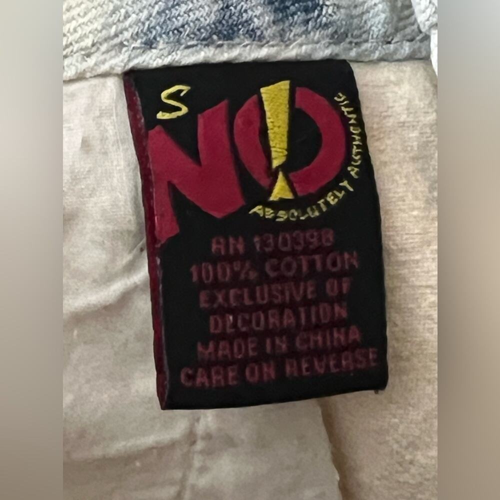 No! Jeans Denim Shortalls S NWT - Picture 5 of 5